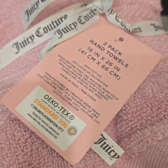 Juicy Couture Home Hand & Wash Towel Set - Picture 5 of 8